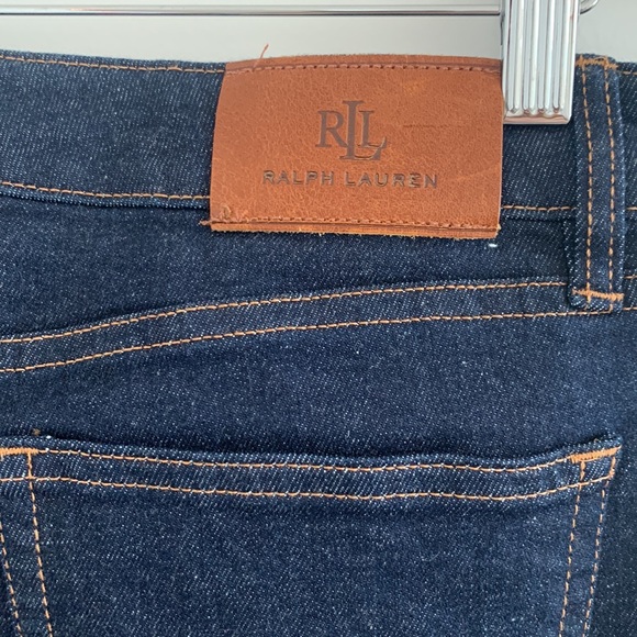 NWT - Ralph Lauren denim skirt - dark denim - Picture 3 of 7